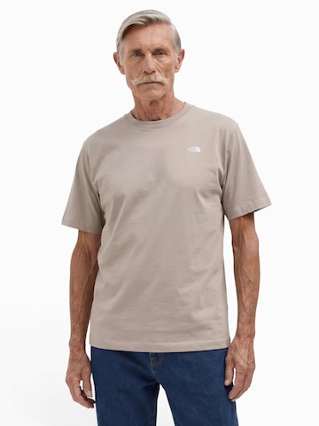 Tricou 'ESSENTIAL SIMPLE DOME' de la THE NORTH FACE pe gri: față