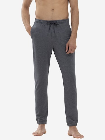 Mey Tapered Pajama Pants in Grey: front