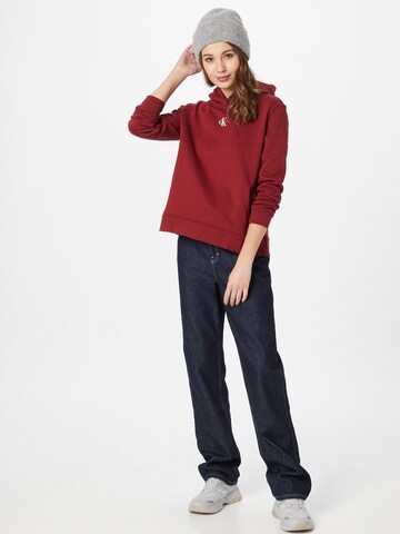 Calvin Klein Jeans Sweatshirt in Red