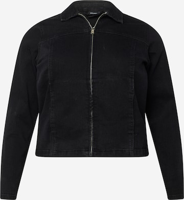 Vero Moda CurvePrijelazna jakna 'CLAILA' - crna boja: prednji dio