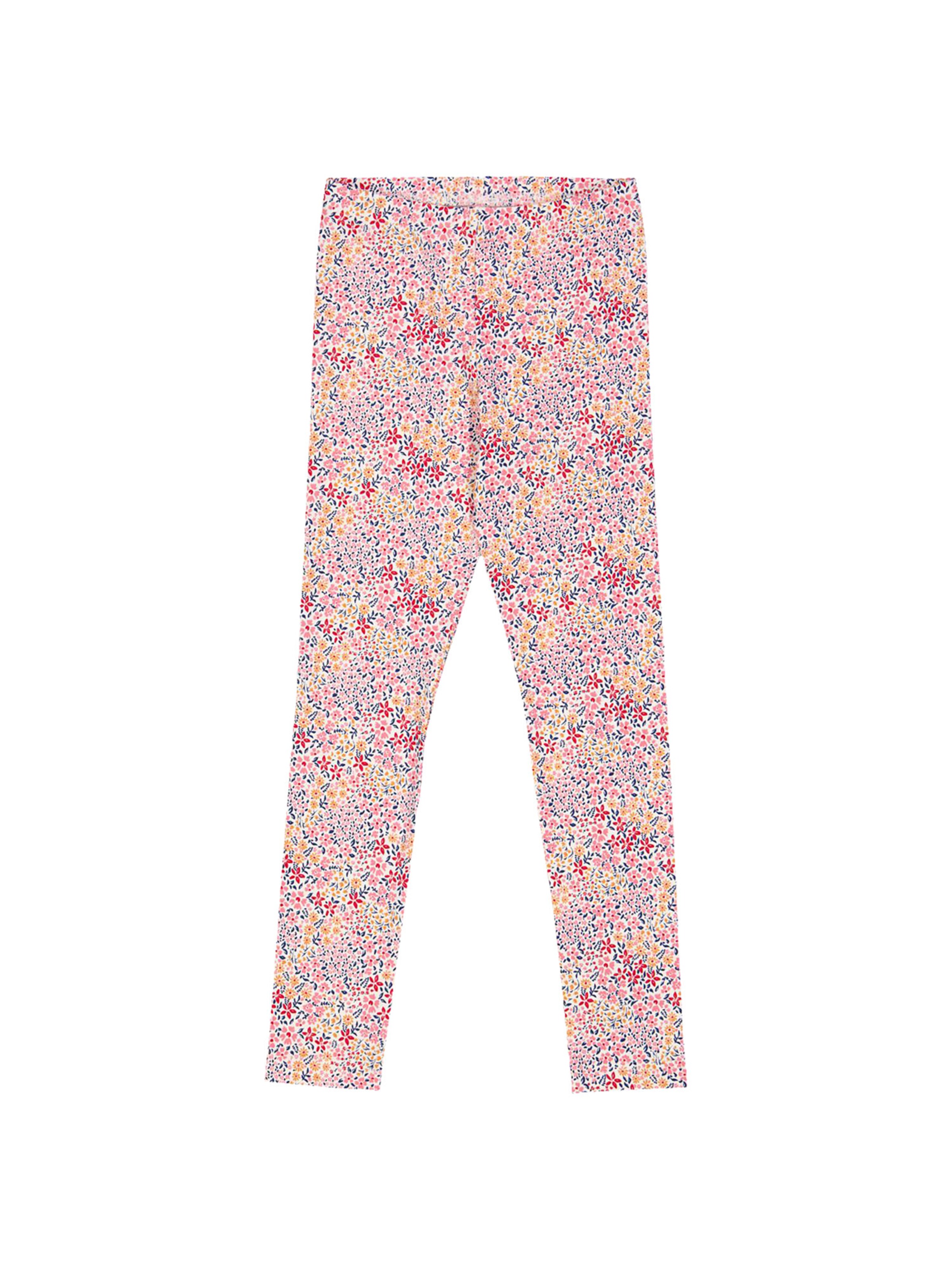 Skinny Leggings Fred's World by GREEN COTTON en rose : devant