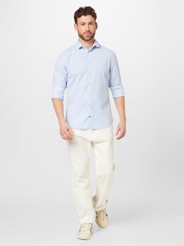 COLOURS & SONS Regular fit Overhemd in Blauw