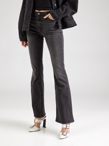 TOPSHOP Flared Jeans 'Jamie' in Schwarz: Vorderseite