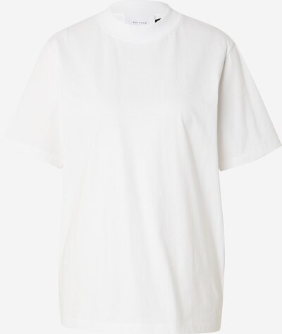 Rotholz T-shirt 'Big Collar' en blanc, Vue avec produit