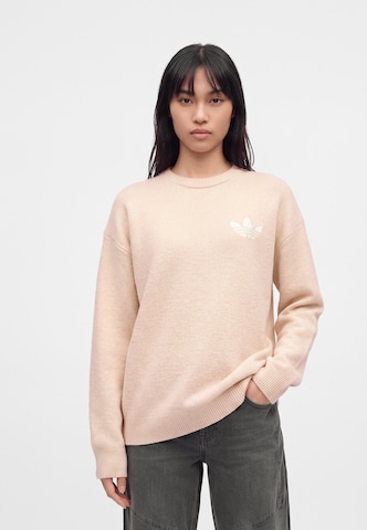 ADIDAS ORIGINALS Trui in Beige: voorkant