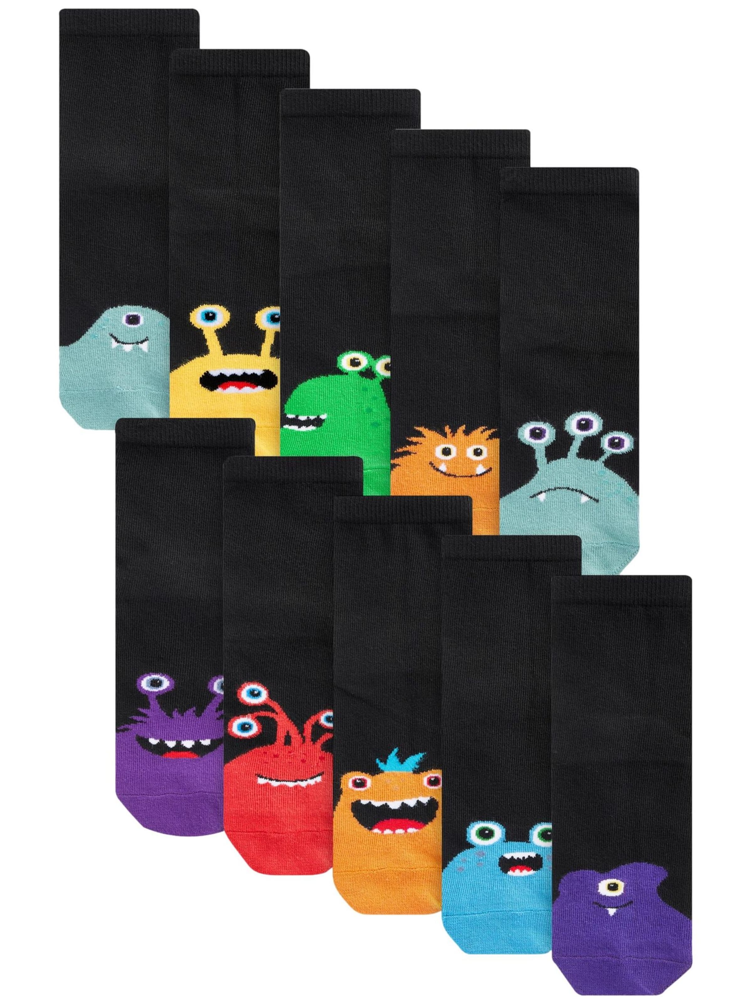 Chaussettes Next en noir : devant