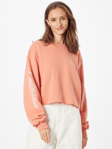 HOLLISTER Sweatshirt in Orange: Vorderseite