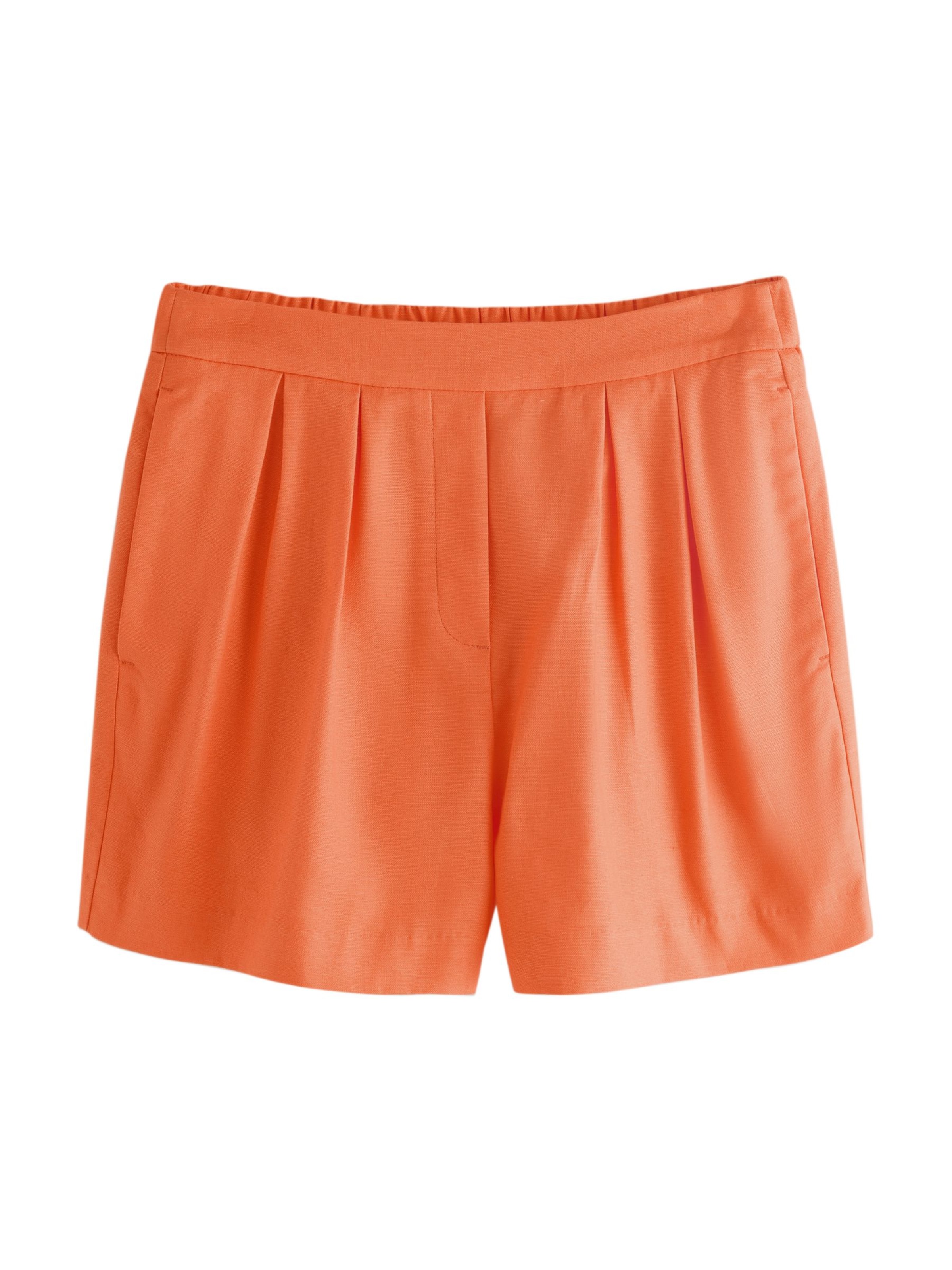 Next Pantalon à pince en orange, Vue avec produit