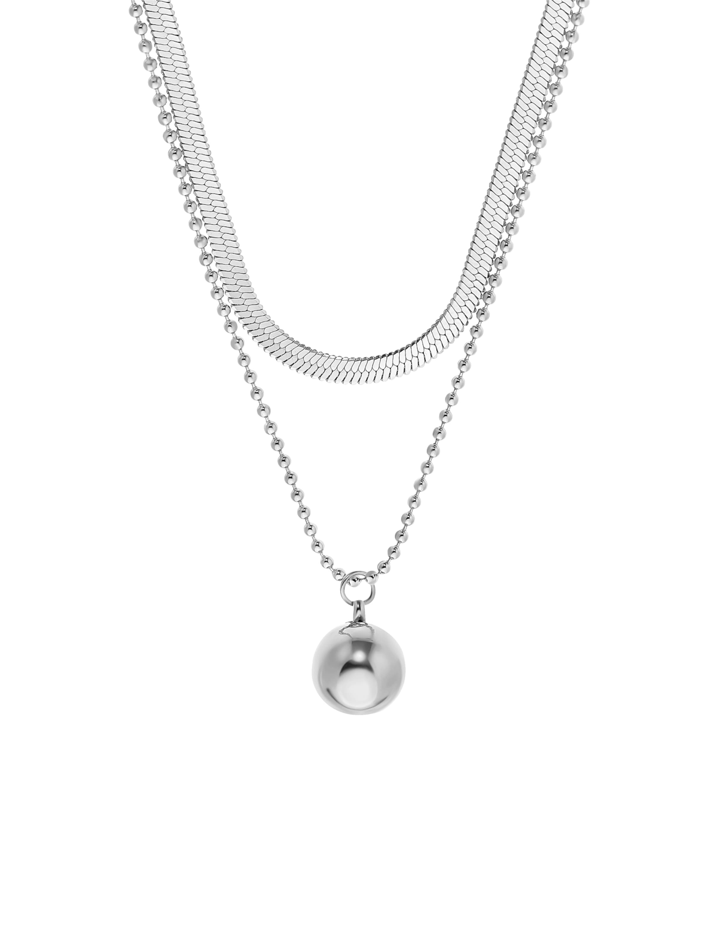 Heideman Kette 'Cher' in Silber: Vorderseite