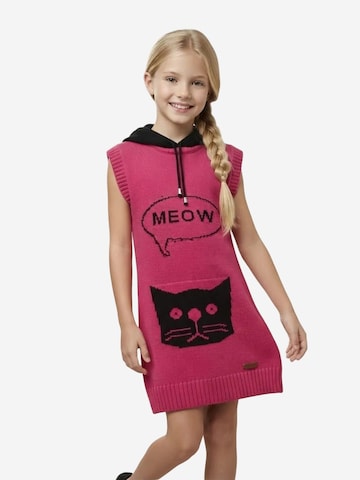 Hilal Akinci Kids Dress in Pink: front