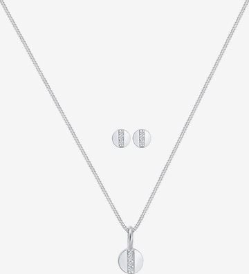 Elli DIAMONDS Jewelry Set in Silver: front