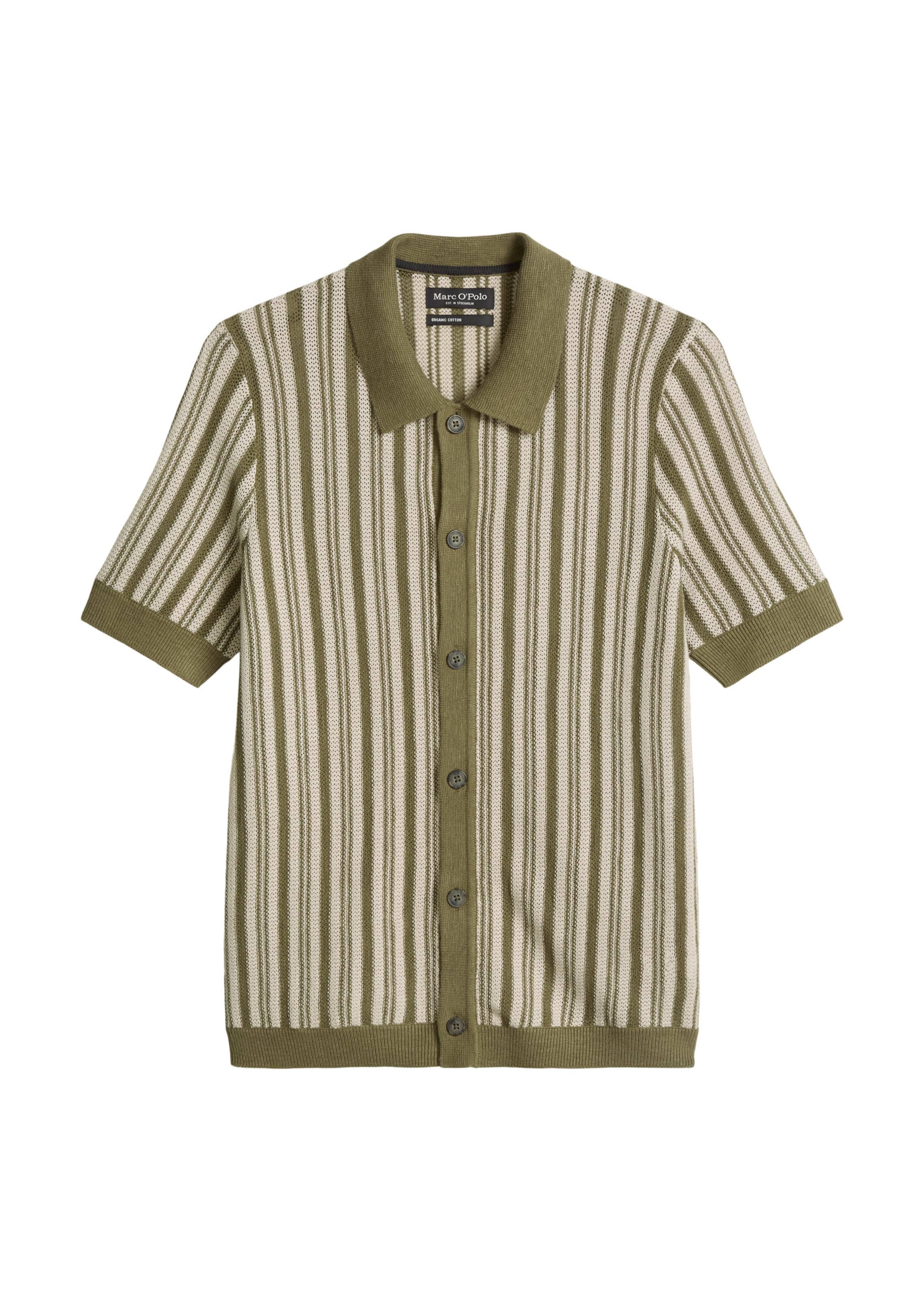 Marc O'Polo Regular fit Button Up Shirt in Green: front