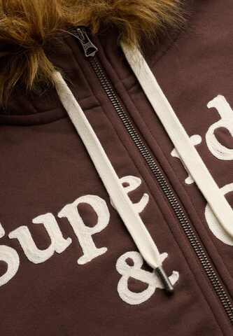 Superdry & Co Sweatvest in Bruin