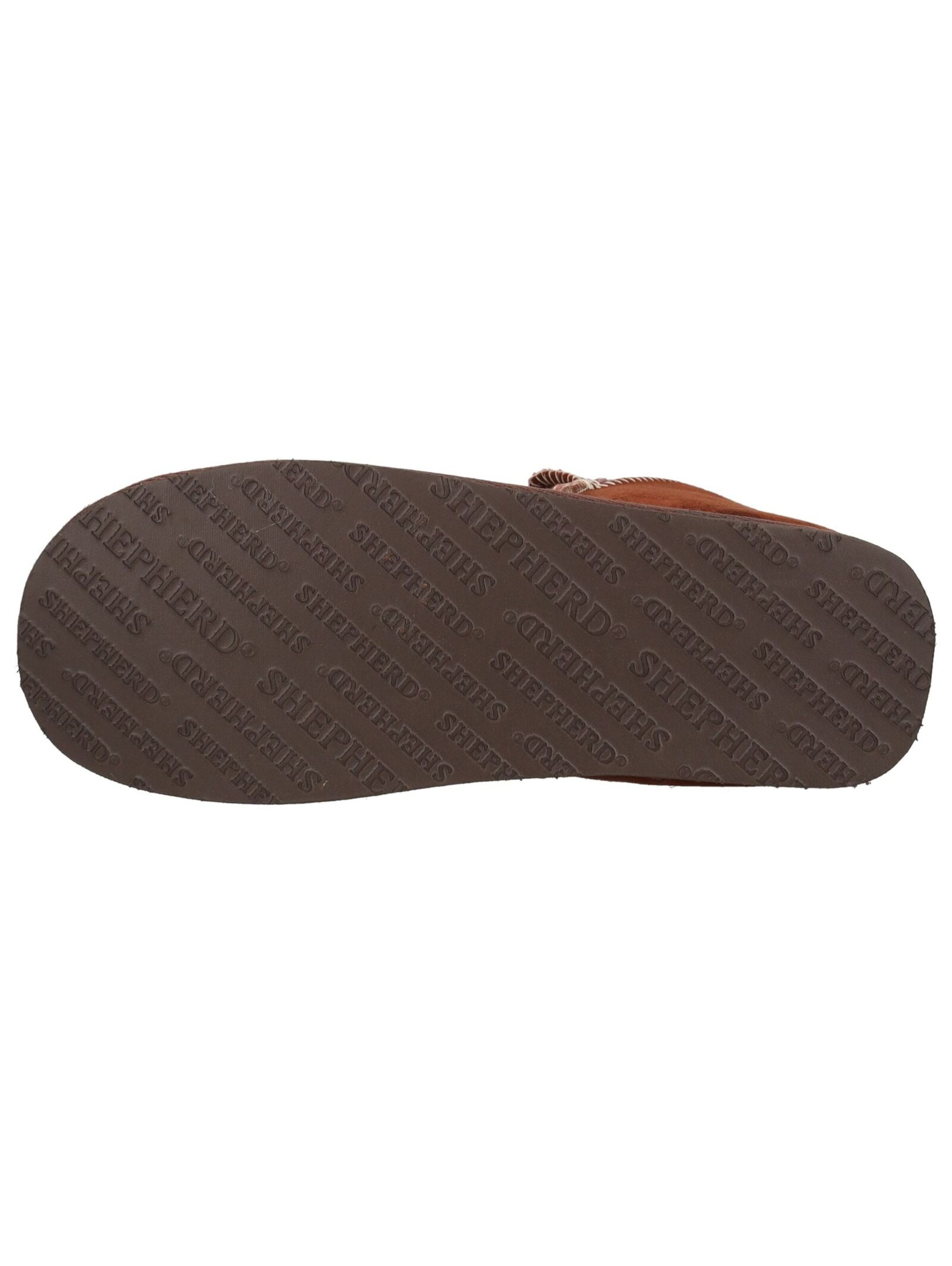 SHEPHERD Hausschuhe in Braun