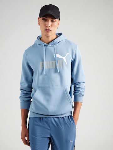 PUMA Αθλητική μπλούζα φούτερ 'ESS No. 1' σε μπλε: μπροστά