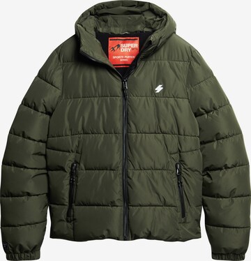 Superdry Winter Jacket in Green: front