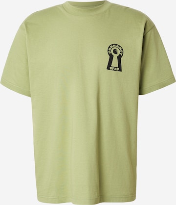 žalia Carhartt WIP Marškinėliai 'Locked': priekis