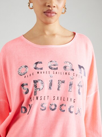 Pull-over oversize Soccx en rouge
