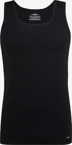 CALIDA Undershirt 'Cotton Code' in Black: front