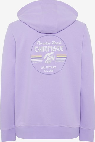 CHIEMSEE Zip-Up Hoodie in Purple