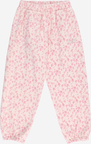 Effilé Pantalon GAP en rose : devant