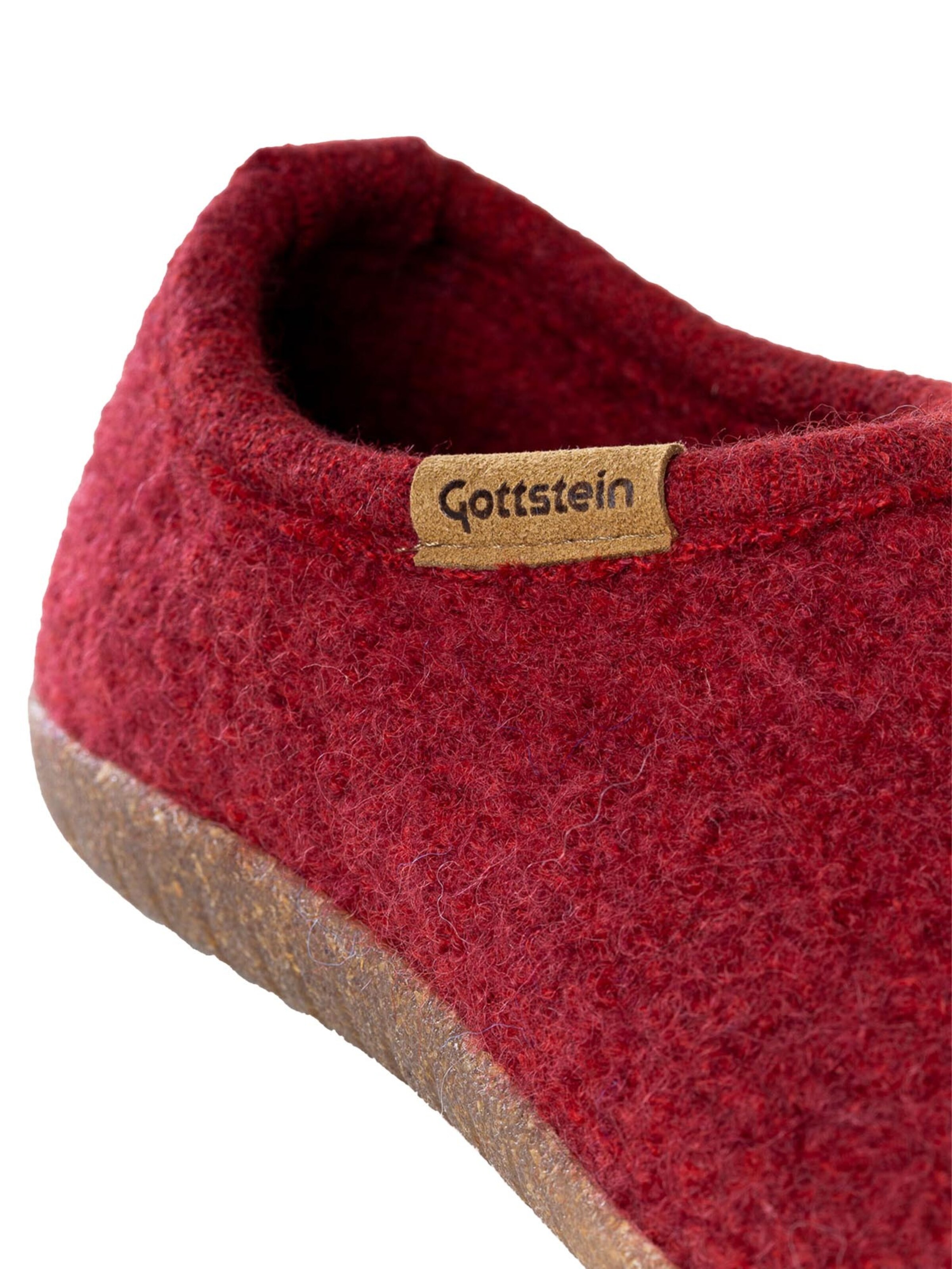 Gottstein Slippers 'Alpine Midcut RU' in Red
