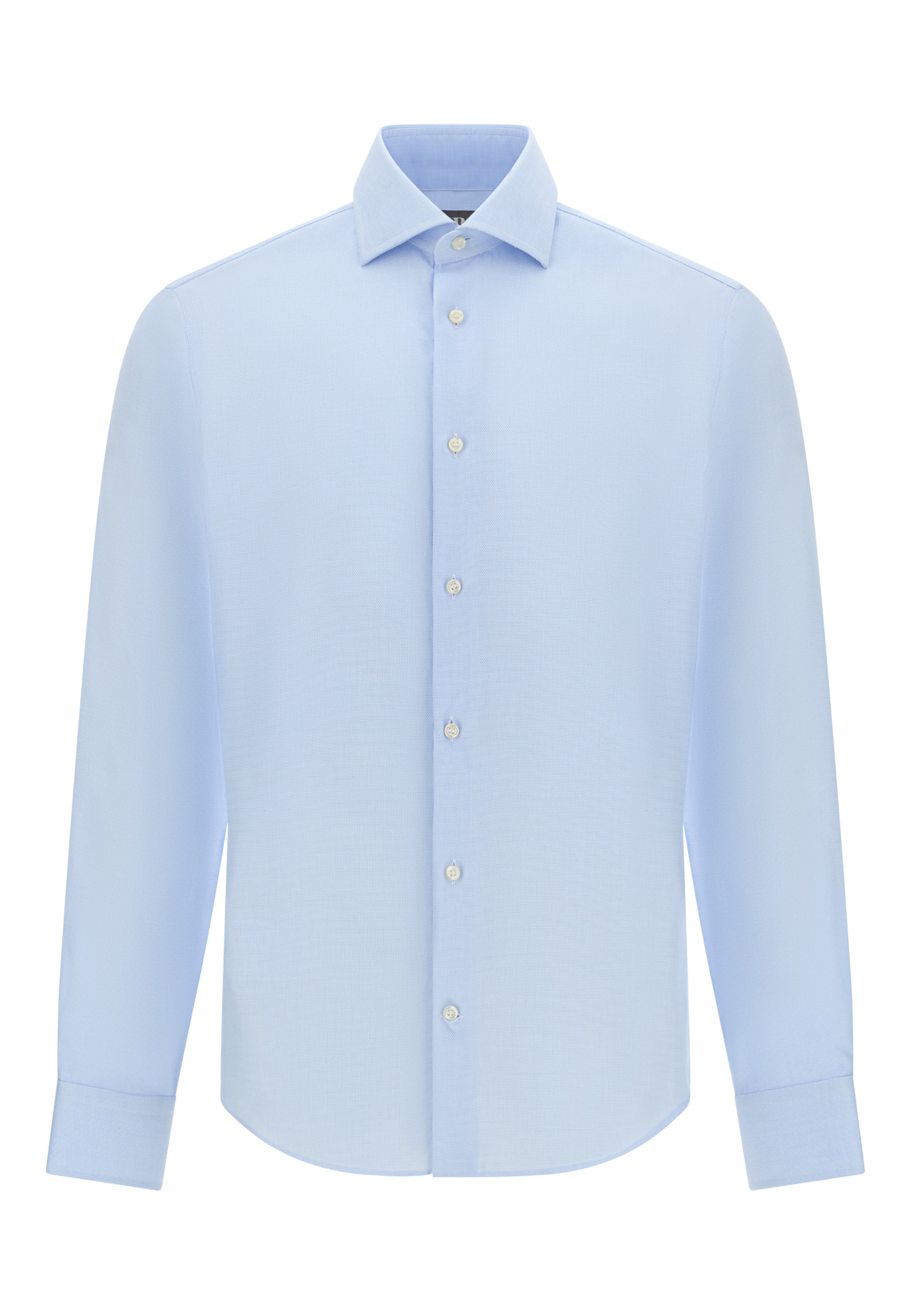 Boggi Milano Regular fit Πουκάμισο για το γραφείο σε μπλε: μπροστά