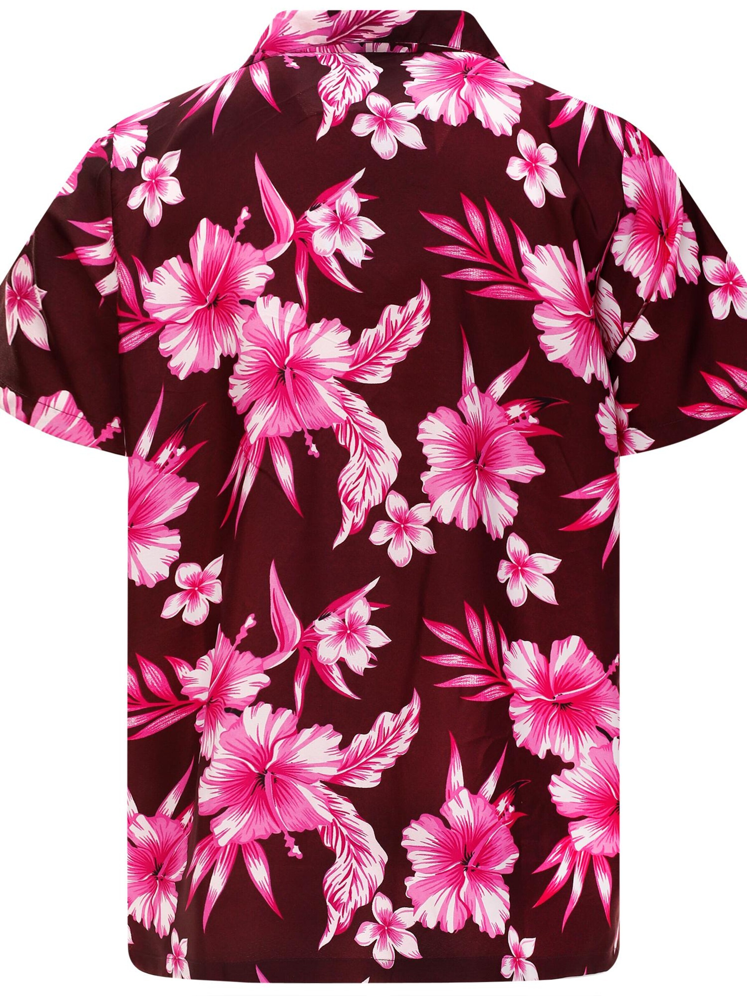 Maglietta 'Mono Flowers' di King Kameha in lilla