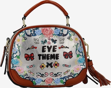 MYMO Handtasche 'EYETHEME' in Silber: Vorderseite