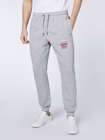 Oklahoma Jeans Tapered Pants in Grey: front