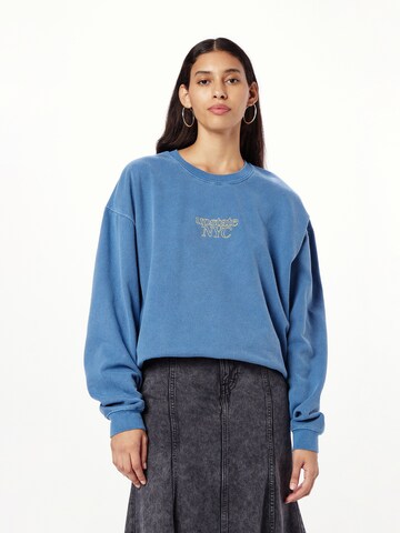 TOPSHOPSweater majica - plava boja: prednji dio
