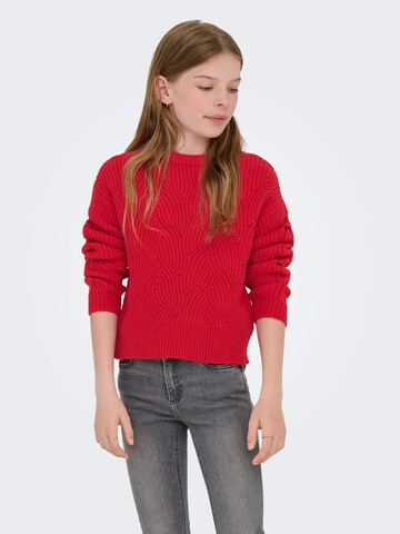 ONLY GIRLS Pullover in Rot