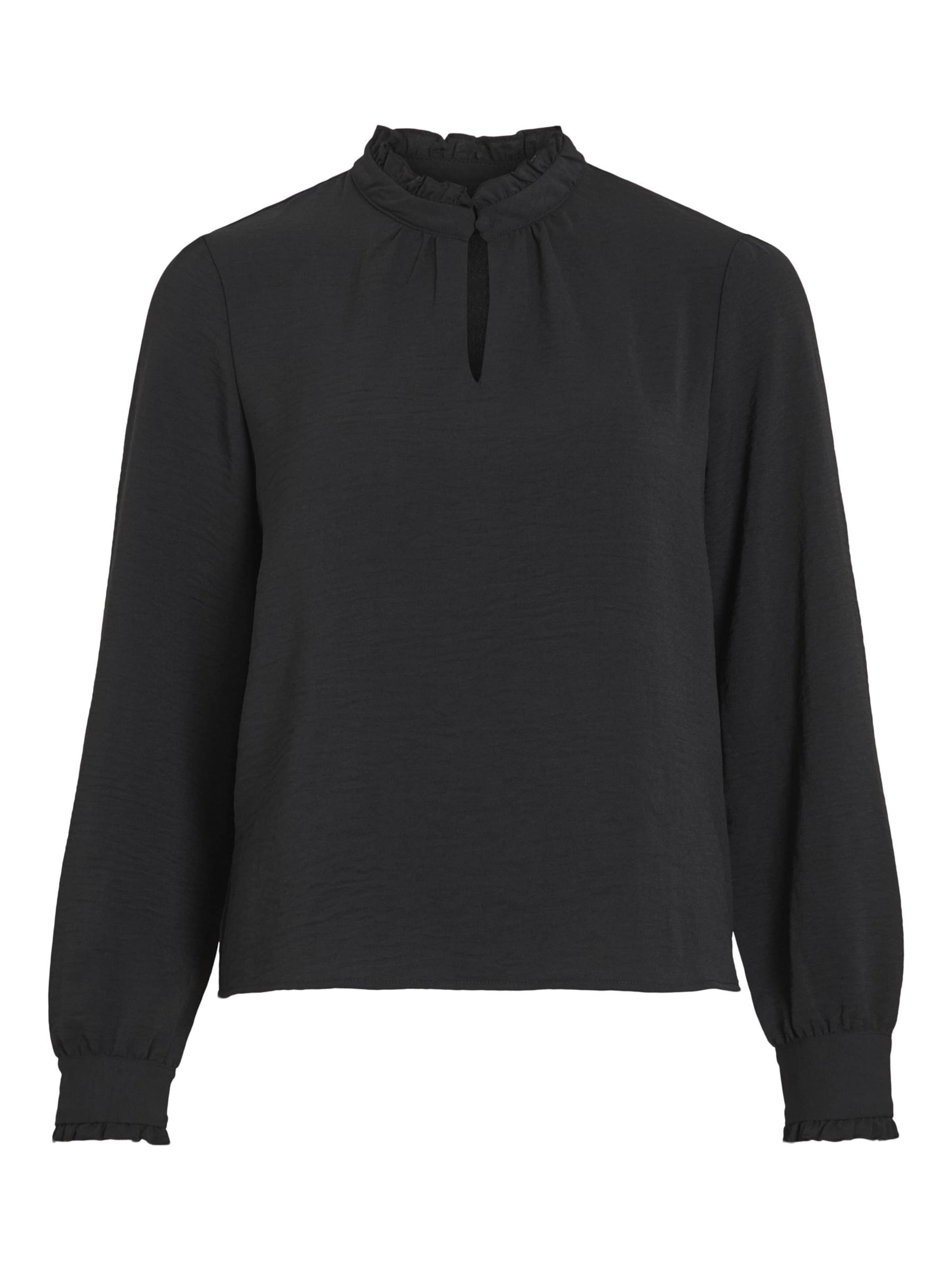 VILA Bluse i sort: forside