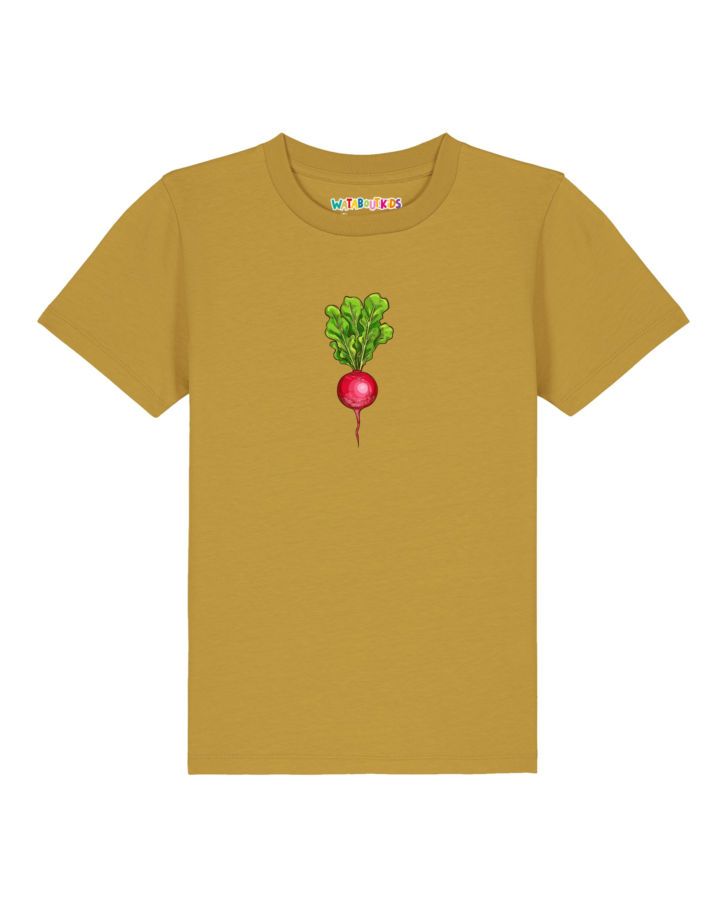 T-Shirt 'Radieschen' watabout.kids en jaune : devant