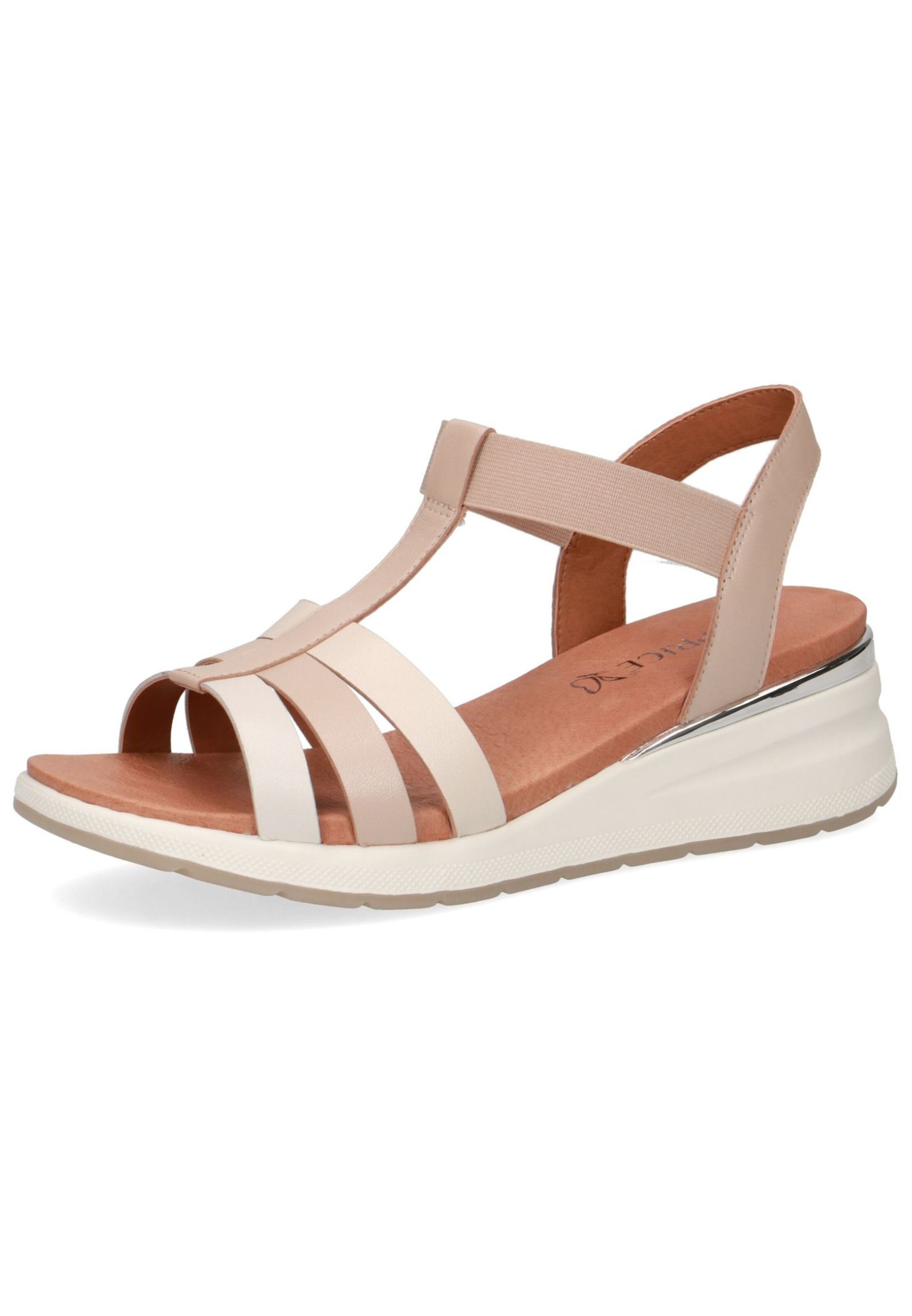 CAPRICE Sandalen met riem in Zilver | ABOUT YOU