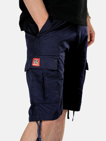 Regular Pantalon cargo Molecule en bleu