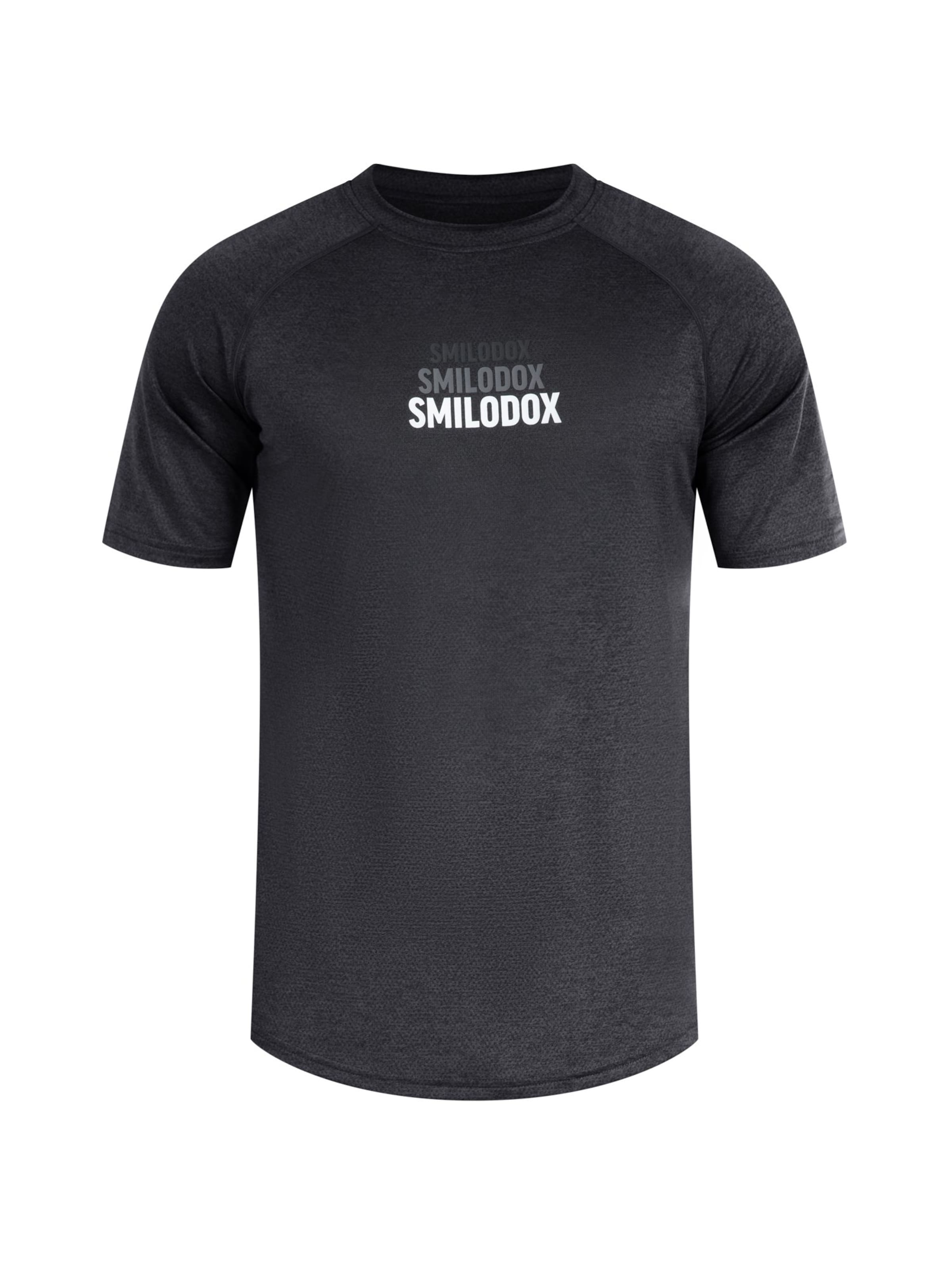 Smilodox Shirt in Schwarz: Vorderseite