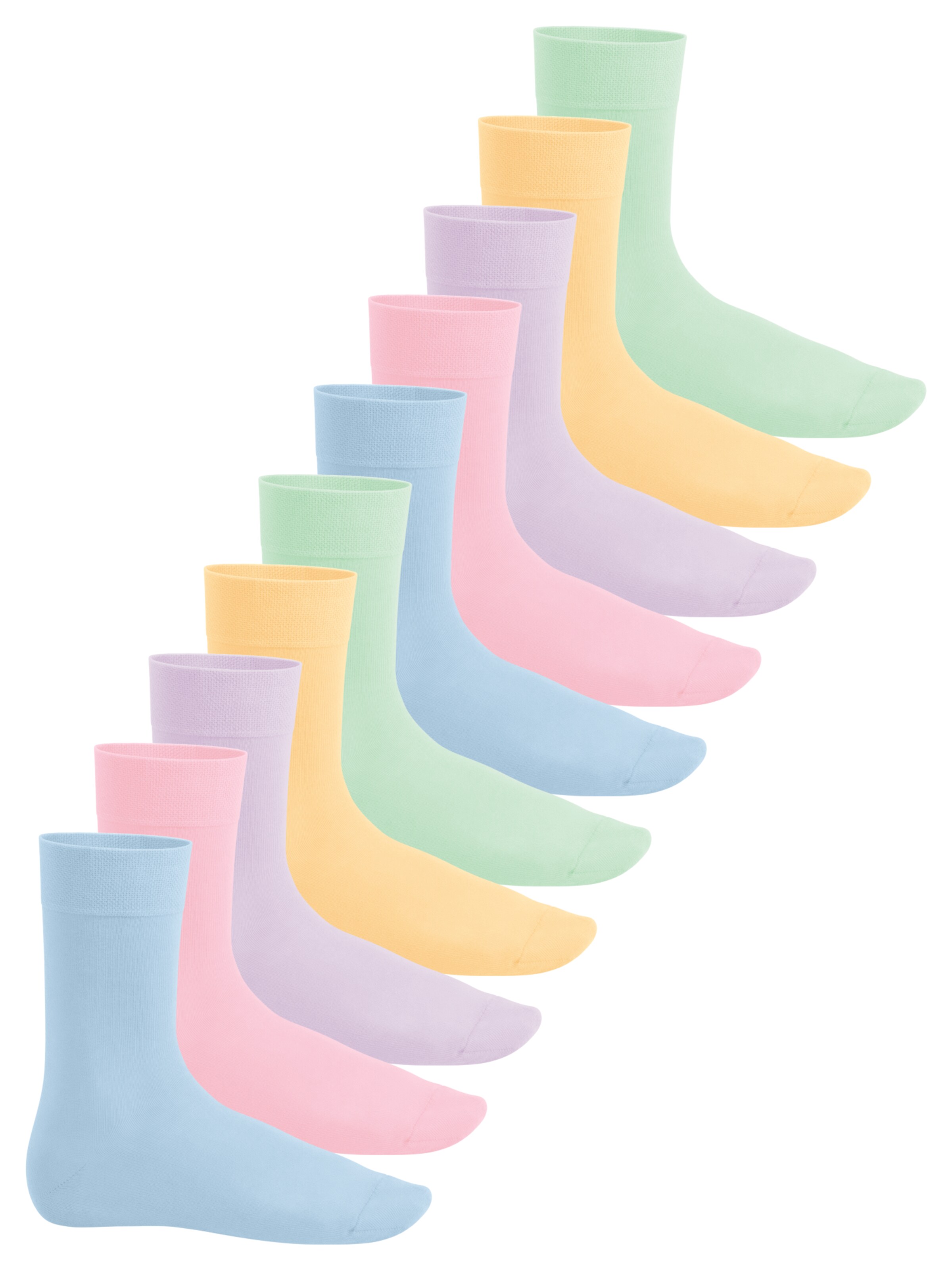 footstar Socken 'EVERYDAY!'‌‌‌‌ in Lila: Vorderseite