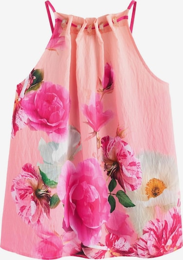 B by Ted Baker Top in XS in dunkelgrün / pitaya / altrosa / weiß, Produktansicht