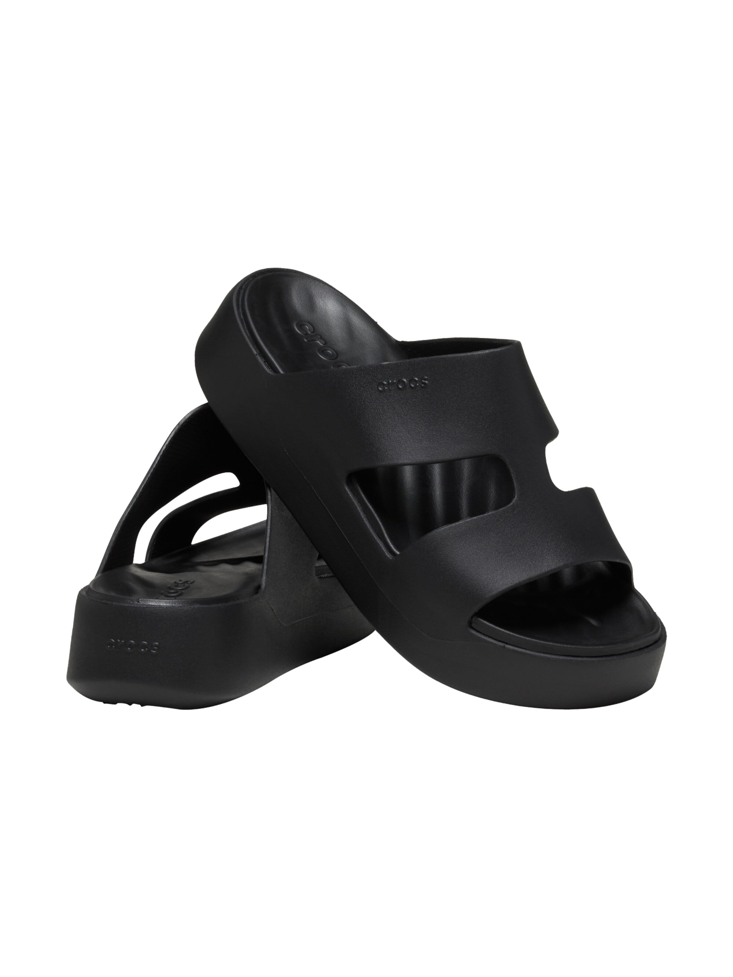 Sandales 'Getaway Platform-Sandalen zum Hineinschlüpfen' Crocs en noir