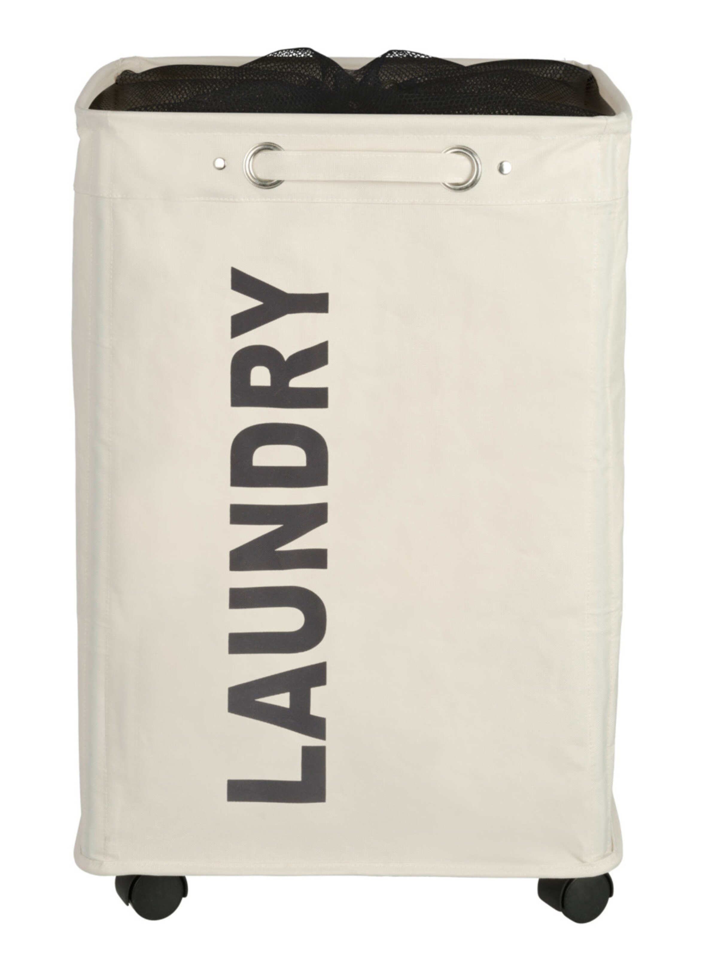 Wenko Laundry Basket 'Quadro' in Beige