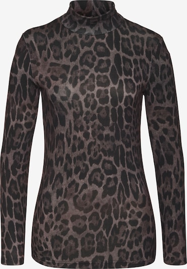 LASCANA Majica u ecru/prljavo bijela / moka smeđa / crna, Pregled proizvoda