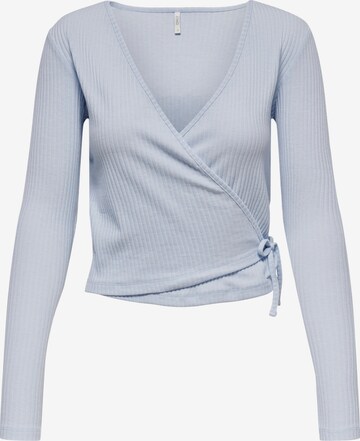 ONLY Shirt 'Emma' in Blauw: voorkant