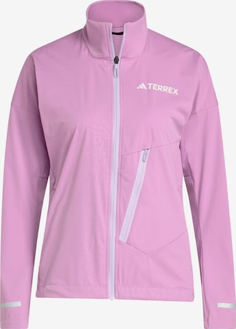 Veste de sport 'Xperior' ADIDAS TERREX en violet : devant