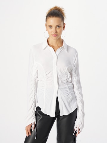 WEEKDAY Blouse in White: front