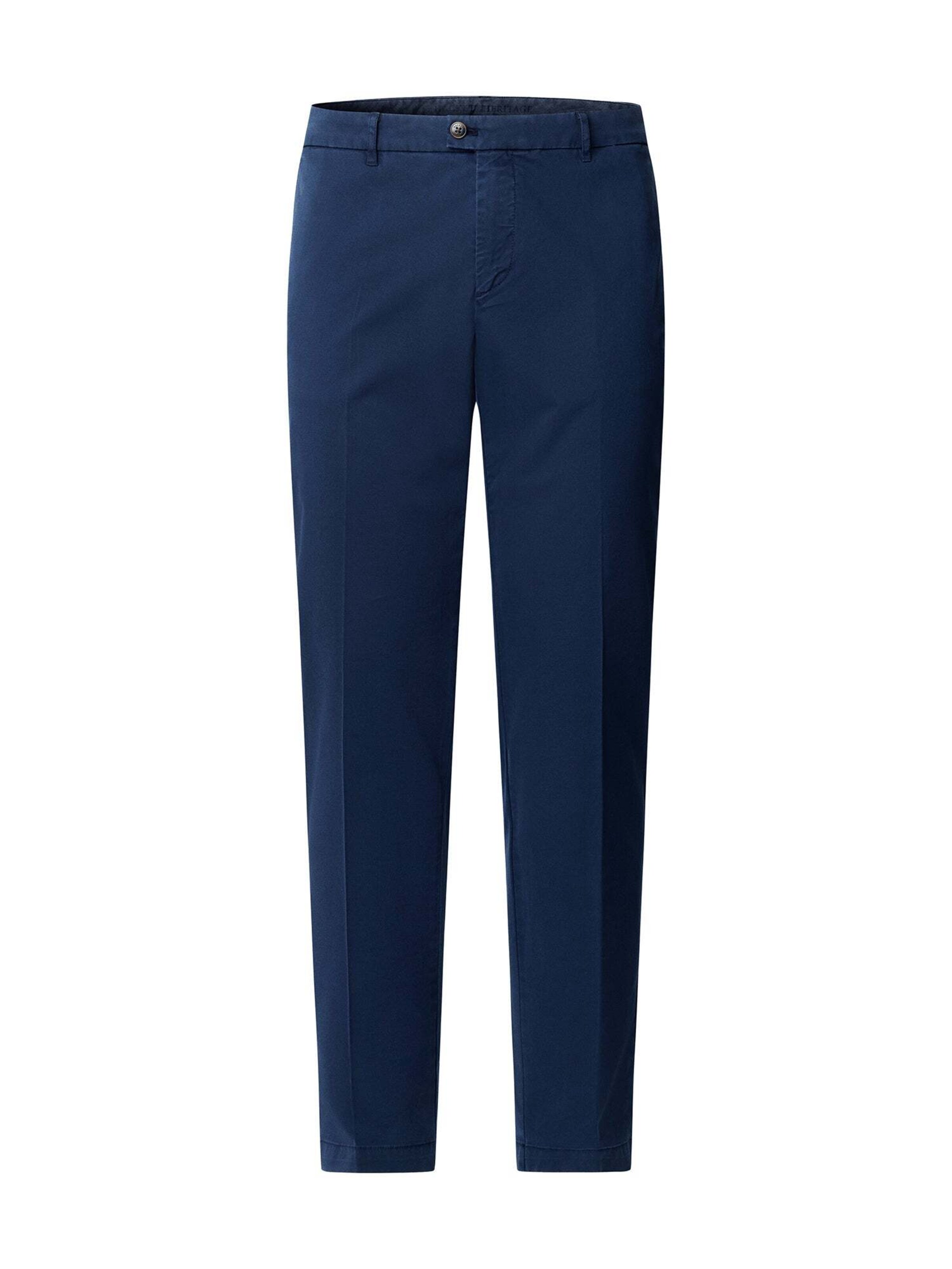 Pantaloni con piega frontale ' KEN ' in 40-42/32 Hackett London di colore navy, Visualizzazione prodotti