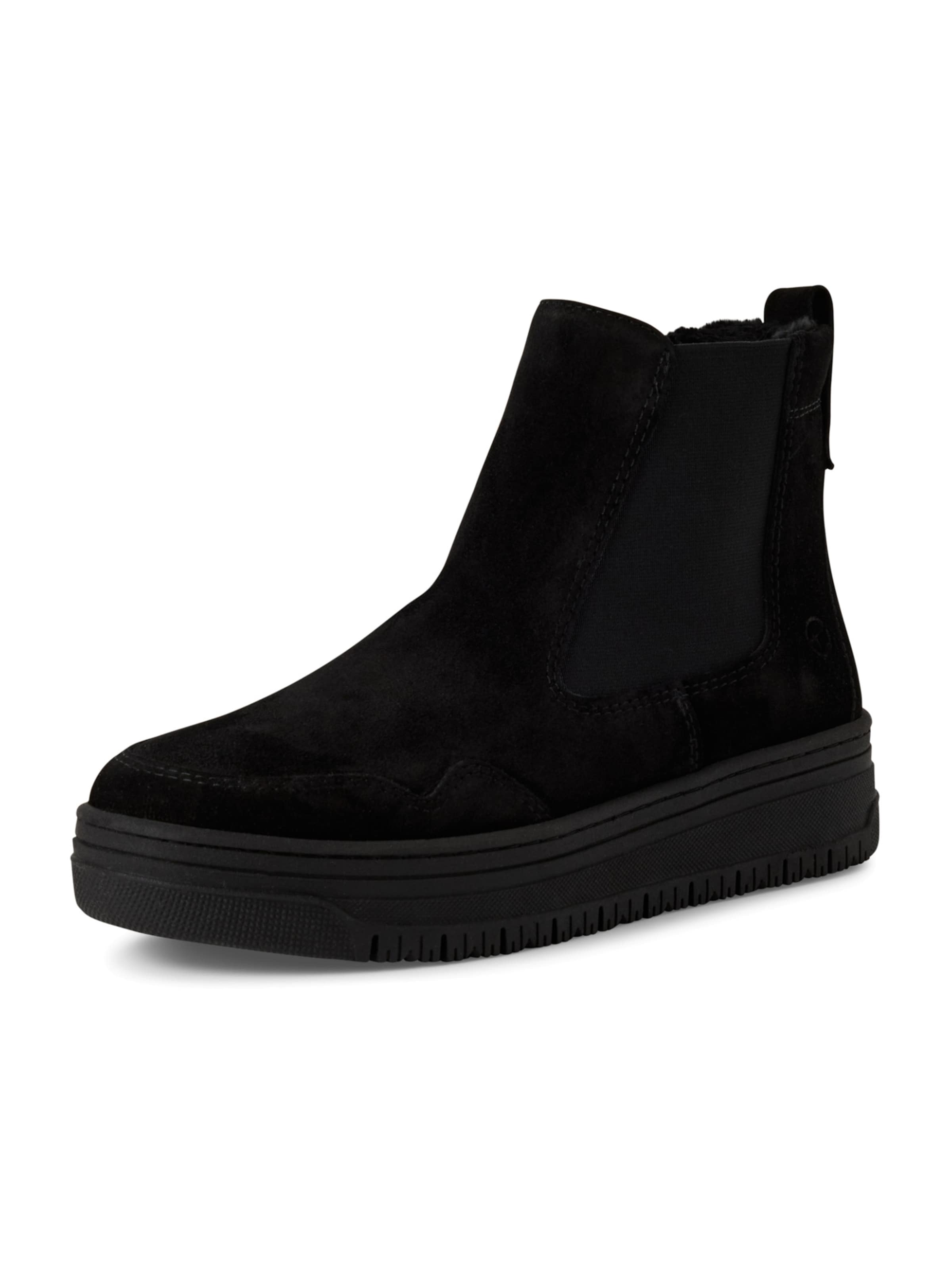 Tamaris - Botas chelsea em preto: frente