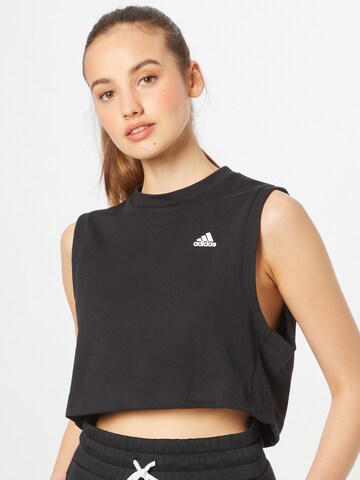 ADIDAS SPORTSWEAR Sporttop in Zwart: voorkant