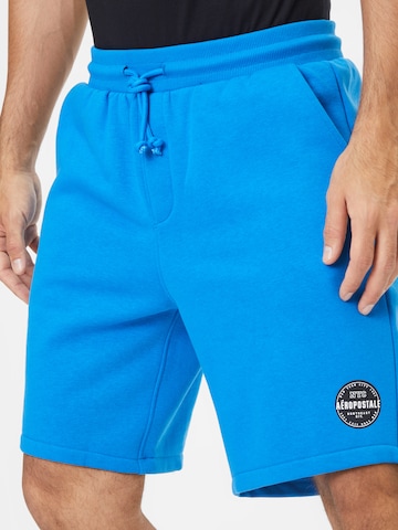 AÉROPOSTALE Regular Trousers in Blue