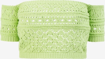 MYMO Knitted top in Green: front